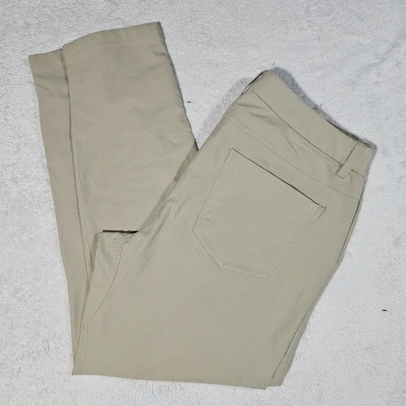 Lululemon ABC Classic-Fit Tan Pants - Picture 9 of 11